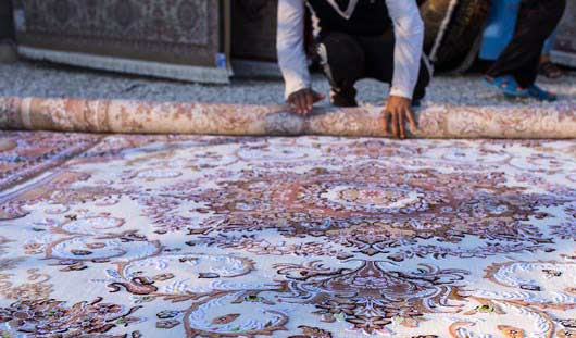 روش اصولی لول کردن قالی در قالیشویی آرژانتین 