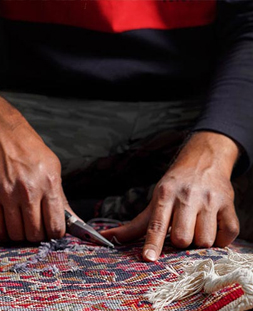 رفو گری قالی در قالیشویی آرژانتین 